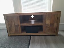 mango wood corner tv unit for sale  WIGAN