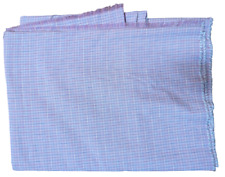Tela a cuadros rosa lavanda, mezcla de algodón, 2,75 yardas, 60" de ancho x 104", mediana segunda mano  Embacar hacia Argentina