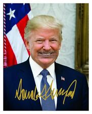 PRESIDENT DONALD TRUMP PRESIDENTIAL PORTRAIT FACSIMILIE AUTOGRAPH 8X10 PHOTO for sale  Shipping to South Africa