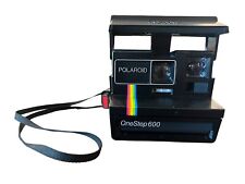 Usado, Câmera listrada arco-íris Polaroid One Step 600 testada funcionando com alça comprar usado  Enviando para Brazil