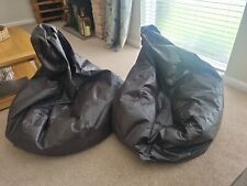brown leather bean bag for sale  BRISTOL