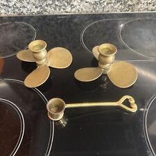 Vintage pair brass for sale  VENTNOR