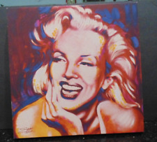 2011 Marilyn Monroe Canvas Wall Art by Stephen Fishwick 20x20 VGUC for sale  Shipping to South Africa