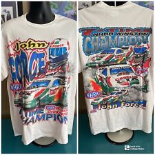Camiseta Vintage 1997 John Force 2 Laterais L NHRA Drag Racing NASCAR RARA VINTAGE *LEIA* comprar usado  Enviando para Brazil