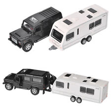 Land Rover Defender trailer brinquedo campista motorhome conjunto de brinquedos carro de brinquedo infantil fundido comprar usado  Enviando para Brazil