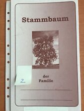 Stammbaum ahnentafel ahnenpass gebraucht kaufen  Duderstadt