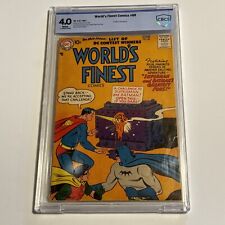 World’s Finest #88 CBCS 4.0 Batman Superman 1st Joker/Luthor Team BRANCO (1957) comprar usado  Enviando para Brazil