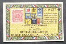 Germania banconota notgeld usato  Verona