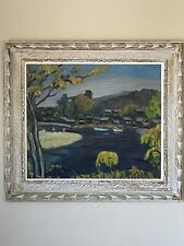 ANTIQUE PLEIN AIR LANDSCAPE OIL PAINTING VINTAGE MODERN OLD EUROPE IMPRESSIONIST for sale  Shipping to Canada