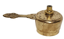 antique solid brass oil lamp for sale  San Angelo