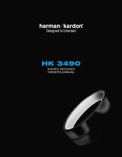 Manuale d'uso-Operating instructions per Harman Kardon hk 3490, usato usato  Spedire a Italy