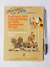 programmes european cup final for sale  RUGBY