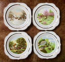 4 seasons plates decorative for sale  Guilford