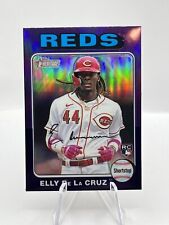 Refrator 2024 Topps Heritage roxo caixa quente Elly De La Cruz #473 comprar usado  Enviando para Brazil