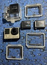 Cámara GoPro HERO 4 plateada 1080p 4K HD C313112 con 2 baterías y accesorios, usado segunda mano  Embacar hacia Argentina