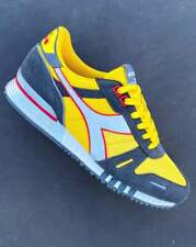 Diadora Titan Seb Trainer Yellow/Silver Grey, used for sale  Shipping to South Africa
