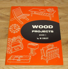 Wood Projects Móveis Livro #1 Retrô 1970 MCM Carpintaria Como Fazer Moderno comprar usado  Enviando para Brazil
