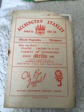 1953 accrington stanley for sale  BUDLEIGH SALTERTON