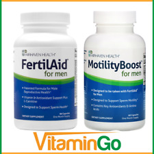 Fairhaven Health FertilAid for Men and MotilityBoost Combo | Fertility Support for sale  Shipping to South Africa