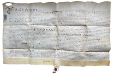 1697 vellum indenture for sale  REDHILL