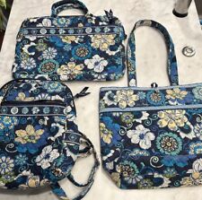 Lote (3) Vera Bradley Mod Azul Floral (bolsa para libros, mochila y bolso). En muy buen estado segunda mano  Embacar hacia Argentina