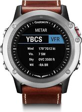 *1-Paquete* Reloj de Piloto Garmin D2 Bravo GPS Banda de Cuero Marrón Base 010-01338-31 segunda mano  Embacar hacia Argentina