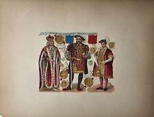 n/a / 1890 troquelado en relieve de Enrique VII Enrique VIII y Eduardo VI segunda mano  Embacar hacia Mexico