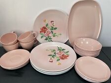 Pink melmac plates for sale  Allport
