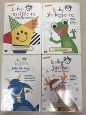 Lote de 4 DVD Baby Einstein Shakespeare Mundo de la Poesía Colores Caja de Música Vocabulario segunda mano  Embacar hacia Argentina