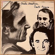 Charles aznavour canto usato  Roma