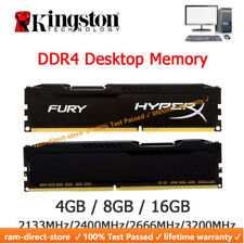 Usado, Kingston HyperX FURY DDR4 8GB 16GB 2400 2666 3200 Desktop RAM Memory DIMM 288pin comprar usado  Enviando para Brazil