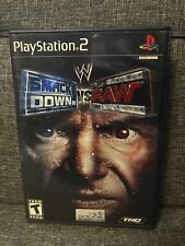 WWE SmackDown vs Raw Sony PlayStation 2 PS2 2004 Complete CIB *Scratched Disc* for sale  Shipping to South Africa