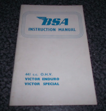 Booklet bsa motorcycle for sale  GRAVESEND