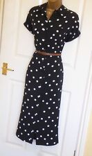 Black white polka for sale  LEEDS