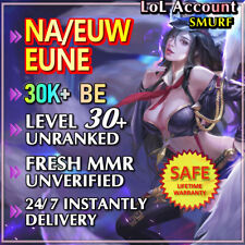 Usado, NA EUNE EUW 🥇 League of Legends 🥇 Smurf Unranked 30K BE Level 30 Instant Send comprar usado  Enviando para Brazil