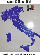 Adesivo italia cartina usato  Torre Annunziata