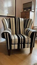 striped armchair for sale  WHITSTABLE
