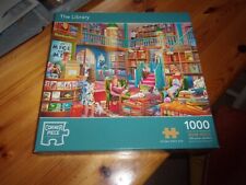 Used, THE LIBRARY  1000 PIECE CORNER PIECE JIGSAW PUZZLE PRELOVED GOOD CONDITION for sale  Shipping to South Africa