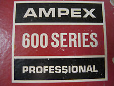 Ampex 600 series for sale  LONDON