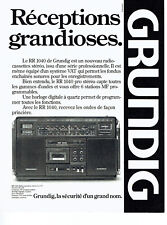 Publicité Advertising 097  1979   Grundig  radio-cassette RR 1040, occasion d'occasion  Tinténiac