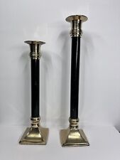 Pair brass black for sale  Bristol