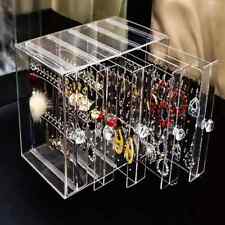 Caixa de joias gaveta de plástico brincos colar pulseira suporte de exibição transparente comprar usado  Enviando para Brazil