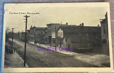 Brillion WI Main Street Scene  Business District Printed Postcard Wisconsin for sale  Shipping to South Africa