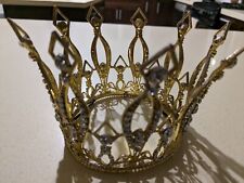 Coroa de strass de metal King & Queen, usado comprar usado  Enviando para Brazil