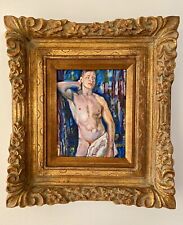 Vintage Male Nude Oil Painting af Knut Magnus Enckell Finnish Finland Gay Erotic for sale  Shipping to Canada