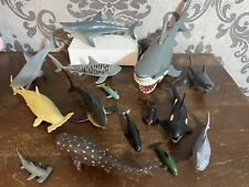 Usado, Lote de criaturas marinhas brinquedo tubarão grande cabeça de martelo branco assassino baleia mastigando comprar usado  Enviando para Brazil