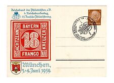 Alemanha 1939 Baviera - Cartão postal ilustrado especial de papelaria postal -, usado comprar usado  Enviando para Brazil