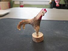 Rooster hand carved for sale  Lyndhurst