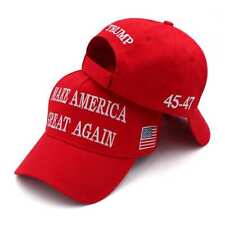 Gorra de béisbol Trump 2024 MAGA RED Hat 45-47 Make America Great Again segunda mano  Embacar hacia Argentina