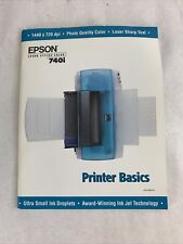 Epson Stylus Color 740i Printer Manual for sale  Shipping to South Africa